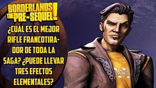 Borderlands the pre sequel ¿Cual es el mejor rifle francotirador de toda la saga [upl. by Nyvar327]