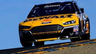 Onboard Lap of Sonoma Raceway with Marcos Ambrose NSCS 2014 [upl. by Lexi]