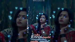 💔💔Kannalane Enadhu Kannai Lyrics💔💔BombayTamilfull screen whatsapp statusRRCreations Uk [upl. by Erdnaed]