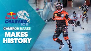 Cameron Naasz Makes History In Canada  Mens Final  Red Bull Crashed Ice 2017 [upl. by Caundra]