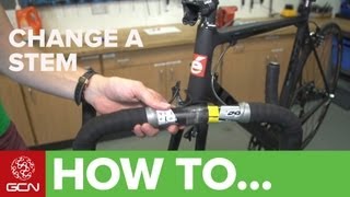 How To Change A Stem  Bicycle Mechanics [upl. by Aleemaj]