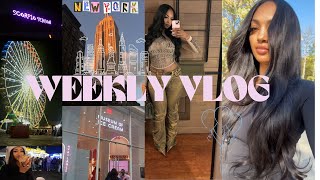 WEEKLY VLOG FAIR BDAY HAIR UNBOX PACKAGES SHOPPING LETS GO TO NY MUSEUMS MANHATTANSOHOMORE [upl. by Whiteley]