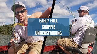 Early Fall Crappie  Understanding [upl. by Eelik]