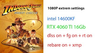 How Well Does Indiana Jones Run Benchmark Test on RTX 4060 Ti [upl. by Iaras]