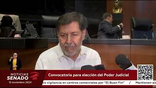 Convocatoria para elección del Poder Judicial [upl. by Hambley489]