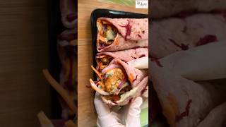 Chicken Tikka Roll RecipeTrending Chicken Roll with magic dough💥💫💥shortsytshortsviralvideo [upl. by Keyes]