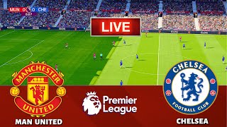 LIVE🔴 MANCHESTER UNITED vs CHELSEA  Premier League 202425  PES 21 Simulation [upl. by Adest]