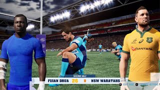 Rugby Challenge 4  Fijian Drua vs Waratahs Wallabies quotRest Policyquot hurts Waratahs Drua too strong [upl. by Partan700]