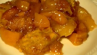 Easy amp Fast PEACH COBBLER Recipe Made With Canned Peaches [upl. by Ellegna]