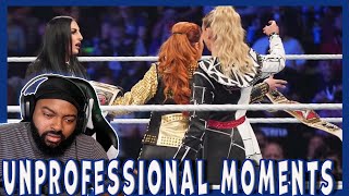 Top 10 Most Unprofessional Wrestling Moments Caught on Camera [upl. by Aguayo]