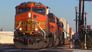 Amtrak amp BNSF Action in Southern California December 28th 2013 [upl. by Persian984]