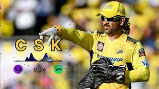 CSK Official Them Ringtone  Csk Entry Anthem Bgm Ringtone  Csk Ringtone  Csk Mobile Ringtone [upl. by Thill]