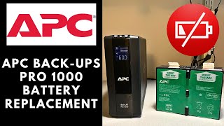 APC BackUps Pro 1000 Battery Replacement  BR1000GBR1500G [upl. by Sibby173]