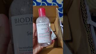 Bioderma micellar water best makeup remover micellarwater shorts ytshorts youtubeshorts makeup [upl. by Yssis]