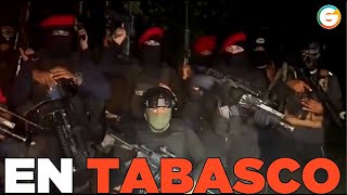 Grupo Kaibil Lafar del CJNG advierte a sus rivales Tabasco [upl. by Mano166]