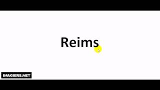 How to pronounce in French  Reims [upl. by Ena338]