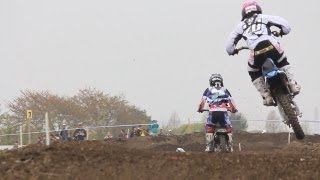 2012 MFJ MOTOCROSS ROUND 2  Ladies 85cc highlights [upl. by Attenra]