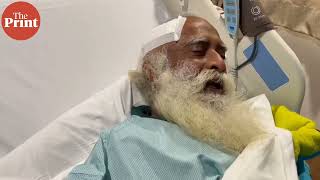 Sadhgurus 1st video message after brain surgery from Delhis Apollo Hospital [upl. by Aihsiyt]