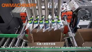 Ice Cream Bar Cartoner Stick Ice Cream Secondary Packaging Machine Ice Lolly Case Packing Machine [upl. by Burrill343]