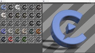 Create a Custom Material Preview in Cinema 4D [upl. by Kaitlin312]