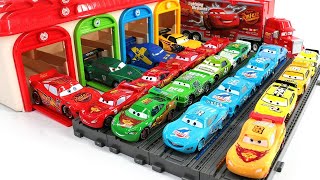 TRANSPORTING PIXAR CARS amp FRUITS WITH COLORED amp JOHN DEERE vs CLAAS vs TRACTORS  BeamNGdrive 983 [upl. by Calvina]