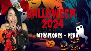 ‼️Hallowen 2024‼️ Miraflores  Lima Peru Un día terrorífico 🇵🇪 [upl. by Helge]