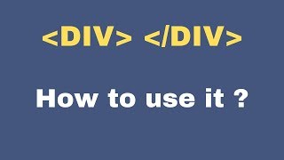 How to use div with css class in html [upl. by Ayadahs]