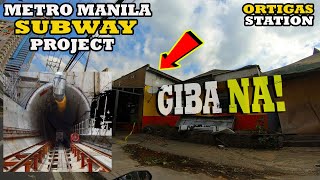 HALA GINIGIBA NA ORTIGAS STATION BINAKURAN NA  METRO MANILA SUBWAY UPDATE [upl. by Geminian]