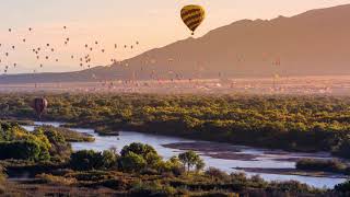 Balloon Fiesta Rio Grande River [upl. by Elberta]