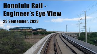 Honolulu Rail  Drivers Eye View [upl. by Anyer]