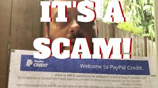 PayPal Credit Scam [upl. by Aimas]