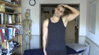 Cervical Spine Stretches  Traps SCM and more [upl. by Boser533]