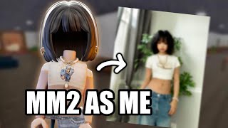 Roblox MM2 as ME IRL  FACE REVEAL [upl. by Jit]