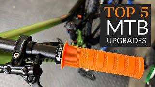 TOP 5 MTB Upgrades  Essential for Every Bike [upl. by Annavoig]