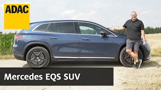 Mercedes EQS SUV Wie gut ist das LuxusElektroSUV  ADAC [upl. by Varian]