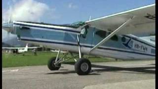 Pilatus Porter PC6 STOL Demo [upl. by Oakleil]