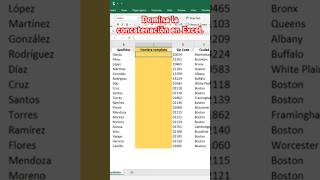 Excel Aprende a concatenar [upl. by Nomi]