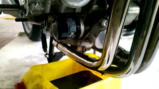 Tutorial cambio aceite y filtro aceite Honda CBF 1000 [upl. by Yemaj]