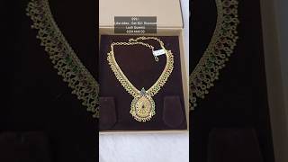 Muvvala Necklace  One gram gold Necklace designs  One gram gold online shopping  Lush Queens [upl. by Yemorej130]