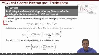 GTO2302 VickreyClarkeGroves Mechanisms Definitions [upl. by Assiled884]