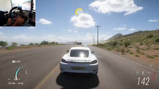 Porsche 718 Cayman GTS  Forza Horizon 5  Logitech G29 gameplay [upl. by Stoddart]