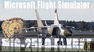 4K60fps  Microsoft Flight Simulator  MiG25PD Foxbat  UKDE（Zaporizhzhia） Touch and Go Training [upl. by Eldreeda]