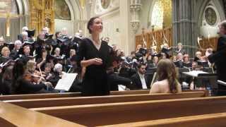 Mozart K339  Laudate Dominum  Sierra Marcy Soprano 2015 [upl. by Marilee]