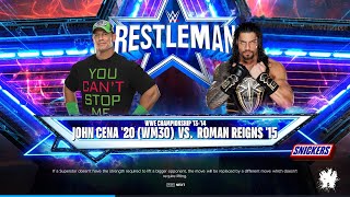 Roman Reigns vs John Cena Last Man Standing Match [upl. by Stichter633]