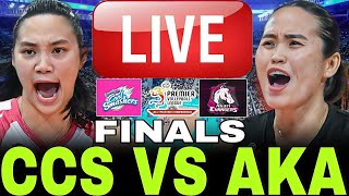 CREAMLINE VS AKARI 🔴LIVE NOW FINALS • PVL REINFORCED CONFERENCE akari creamline pvllive [upl. by Ylrebma253]