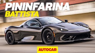 Pininfarina Battista review  New 1900hp electric hypercar driven  Autocar [upl. by Perot]