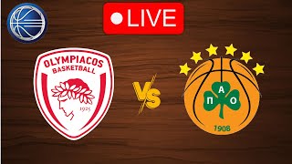 🔴 Live Olympiakos vs Panathinaikos  Live Play By Play Scoreboard [upl. by Ambert]