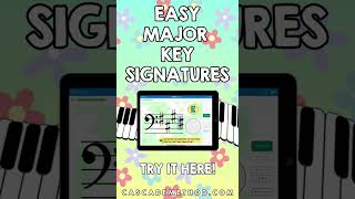 Easy Major Key Signatures  Cascade Method Boom Cards [upl. by Laeria]