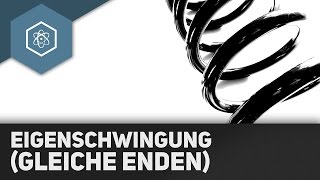 Eigenschwingung durch stehende Wellen gleiche Enden [upl. by Eybbob]