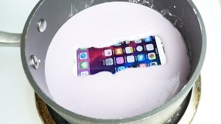 How Does an iPhone 7 React In Boiling Oobleck [upl. by Aron]